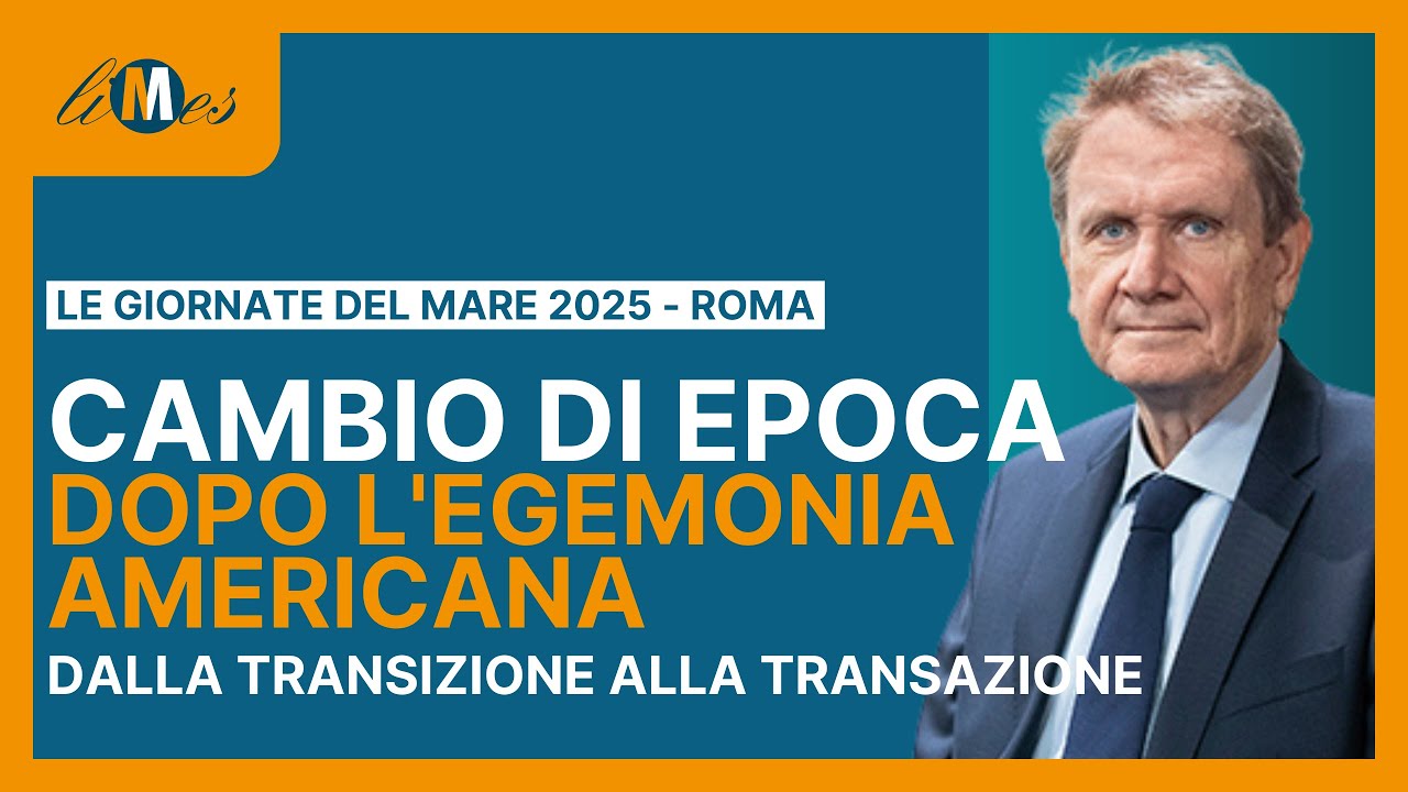 Caracciolo: Cambio di epoca dopo l'egemonia americana, dalla transizione alla transazione