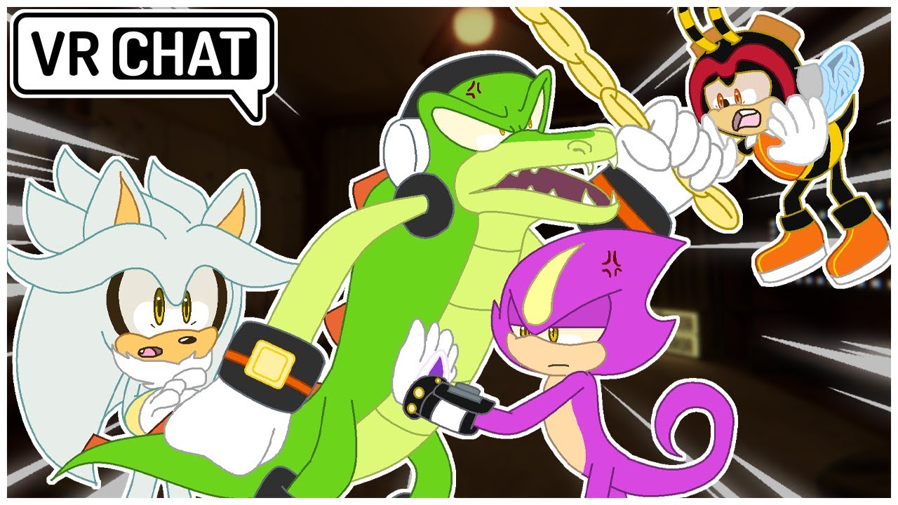 Silver Meets Team Chaotix! (VR Chat)