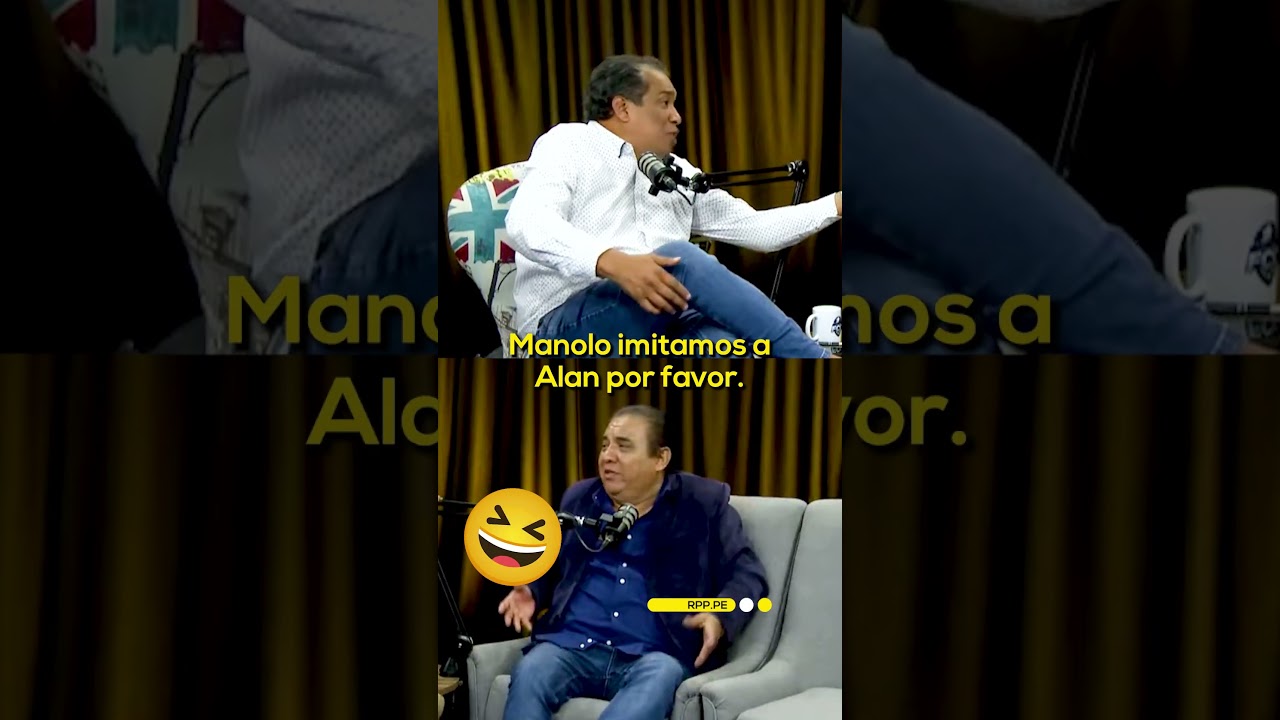 Manolo Rojas pas&oacute; por el programa 'As&iacute; Somos' e imit&oacute; a Alan Diez