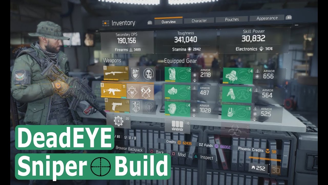 The Division - DeadEye Sniper Build PVE Heroic (Ps4, Pc, Xbox) Full Gameplay