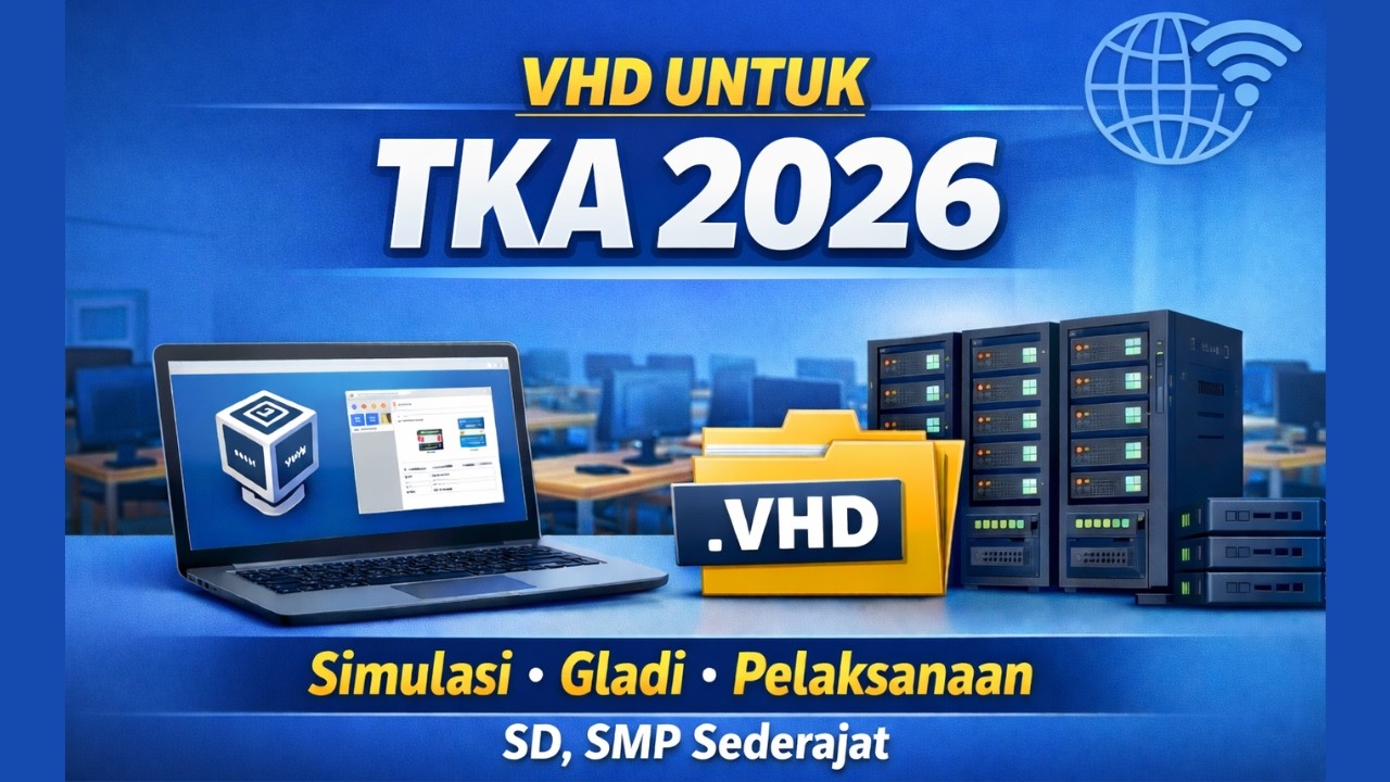 VHD yang Digunakan untuk TKA 2026 SD SMP Sederajat - Semi Daring