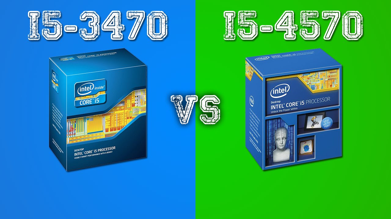 i5-3470 vs i5-4570 - Comparison