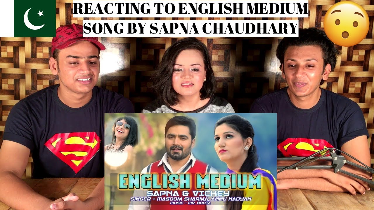 English Medium | Sapna Chaudhary, Vicky Kajla || PAKISTANIS REACTION ||