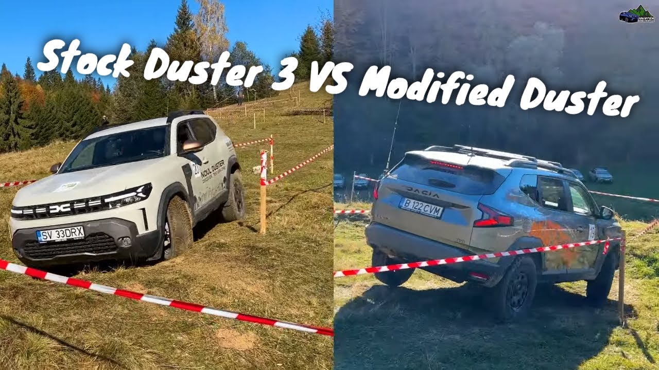 Stock Dacia Duster 2024 VS Upgraded 2024 Duster Offroad Test
