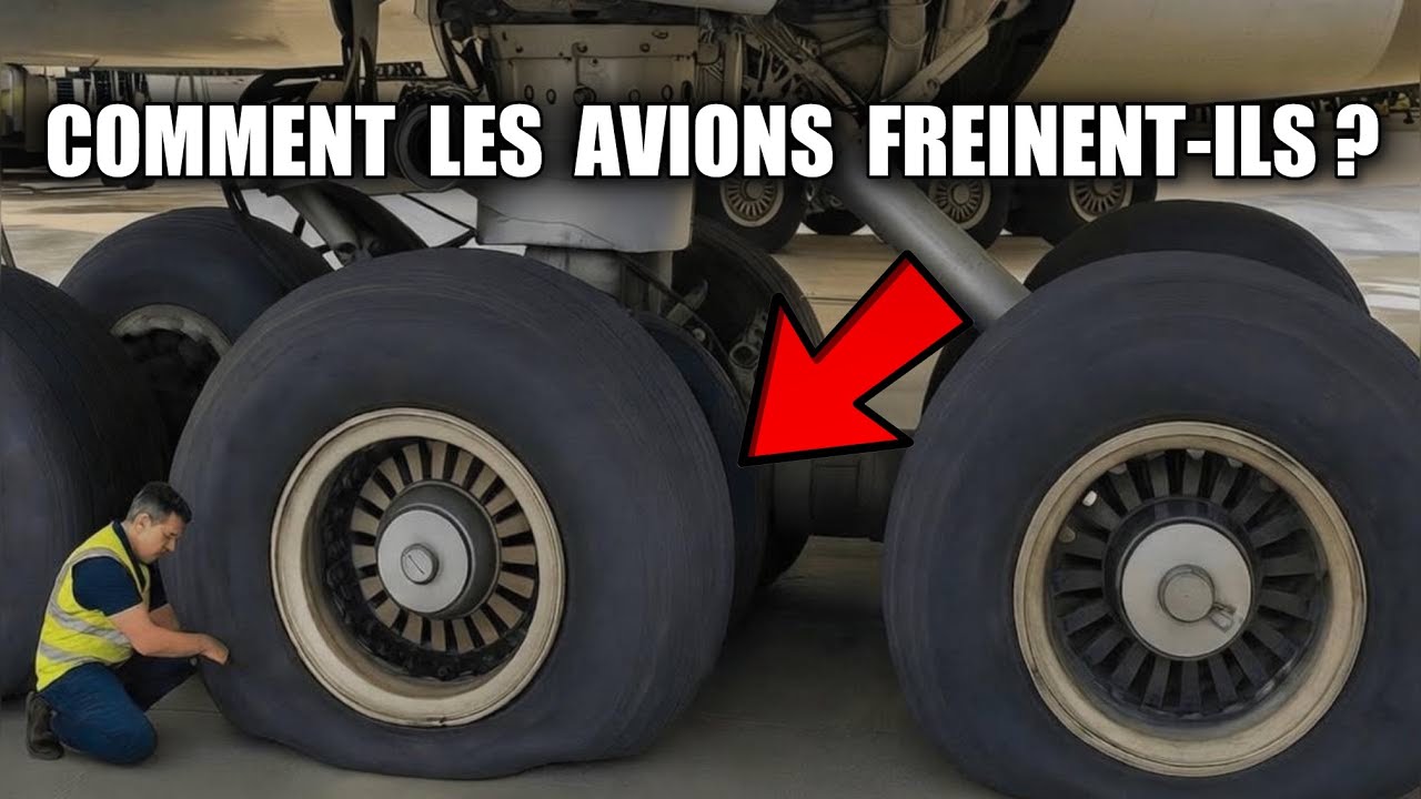Comment les avions FREINENT de 250 km/h à 0 en QUELQUES SECONDES ?