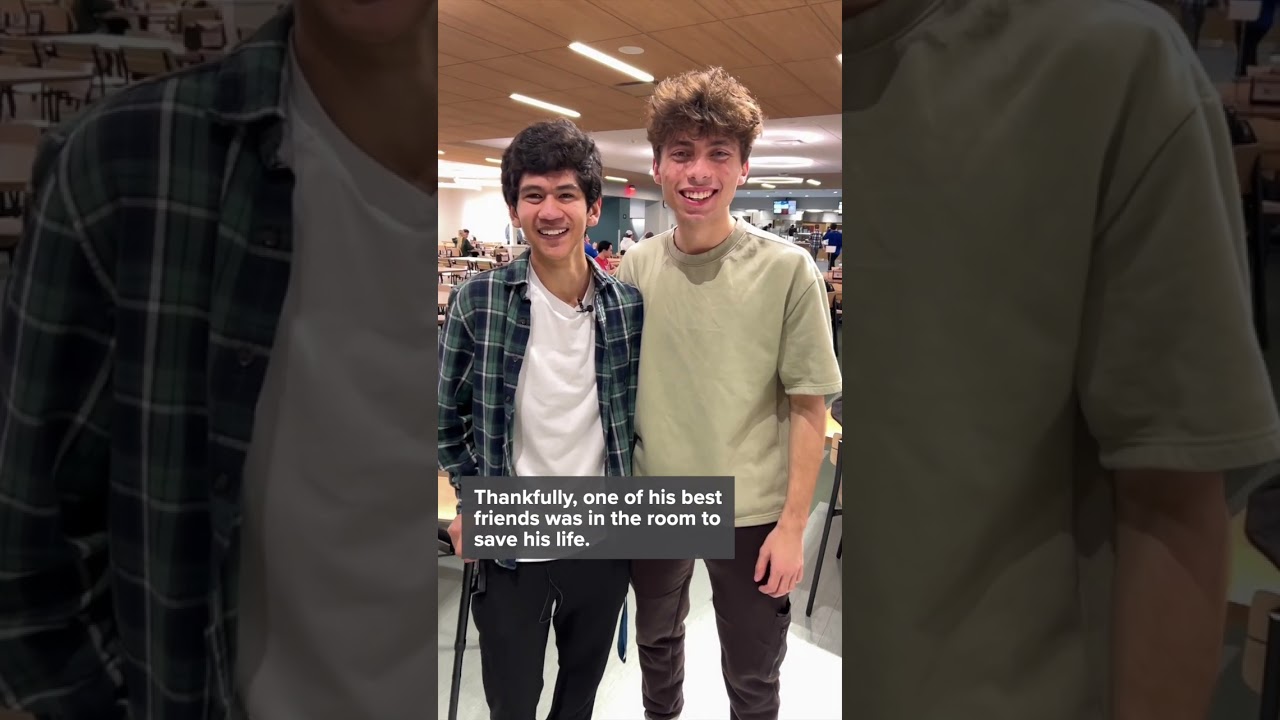 Student saves friend's life