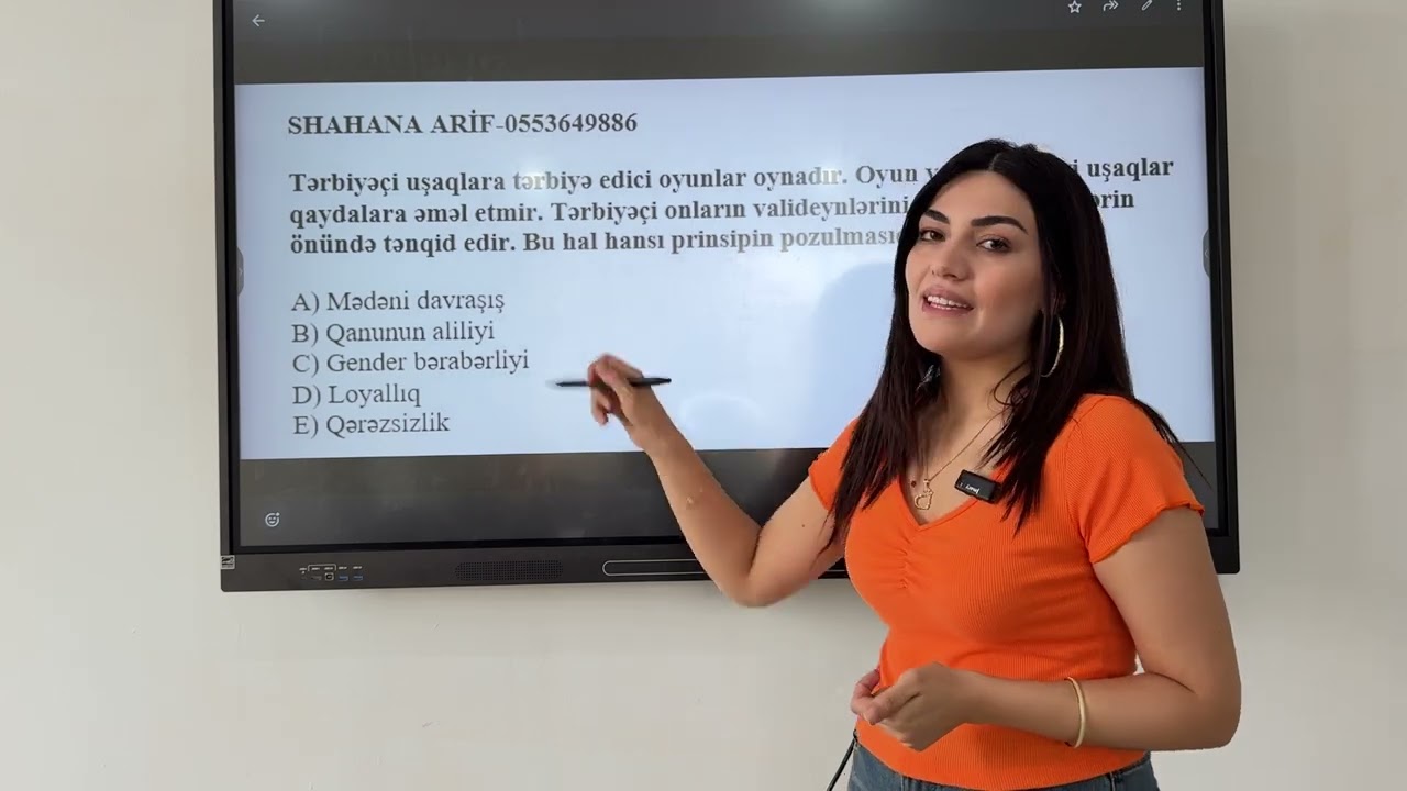 Qəbul tipli 5 sual izahı
