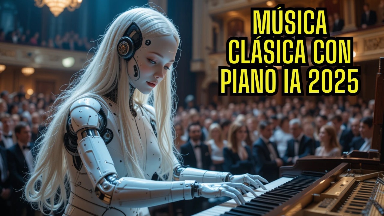 🎹 M&uacute;sica Cl&aacute;sica Con Piano IA 2025 | Arte, Piano e Inteligencia Artificial