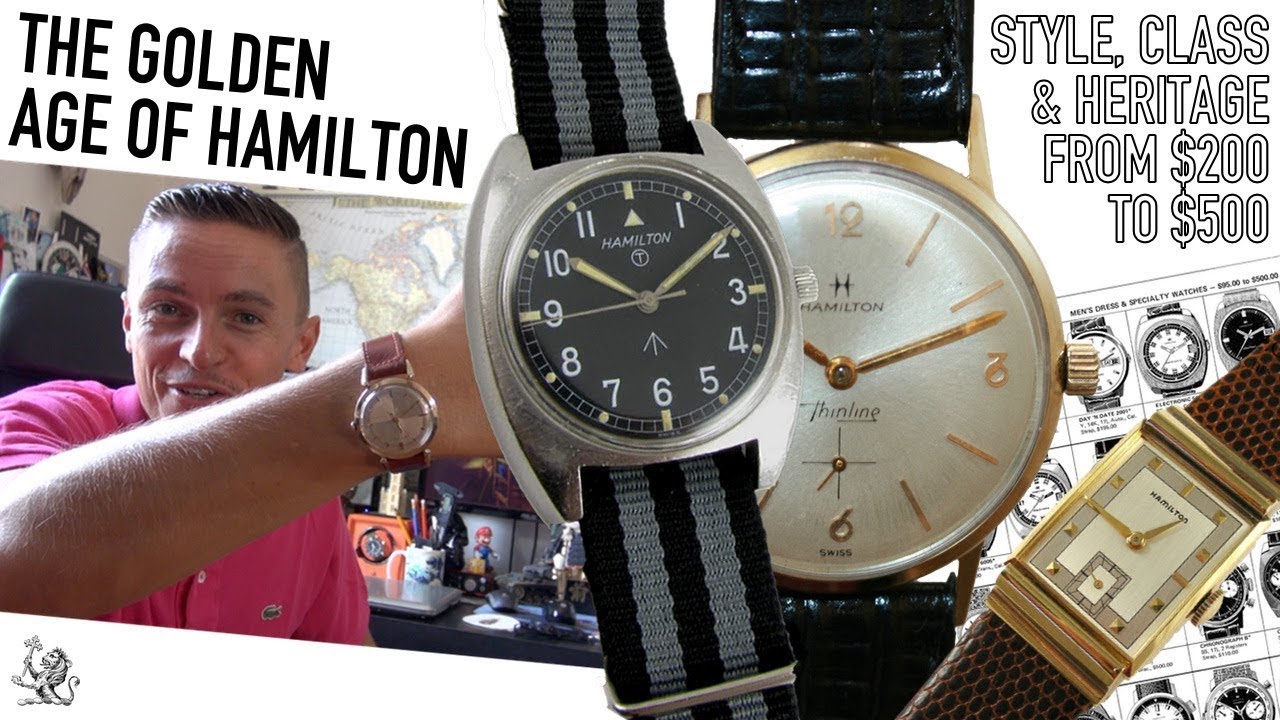 Buying Vintage Watches - 5 Reasons Why Hamilton Are One Of The Best Brands At $200 to $500 (WWT#87)