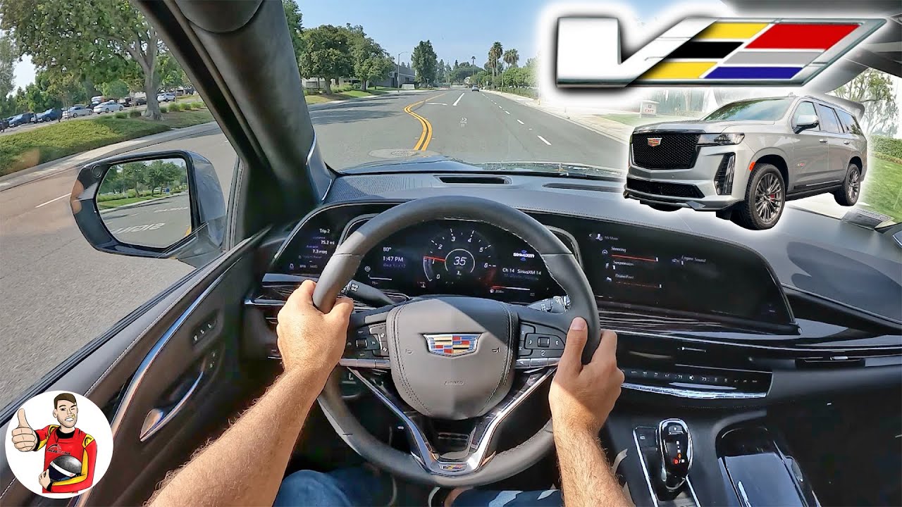 Cadillac Escalade V заставит вас смеяться, как 10-летний ребенок (обзор POV Drive)