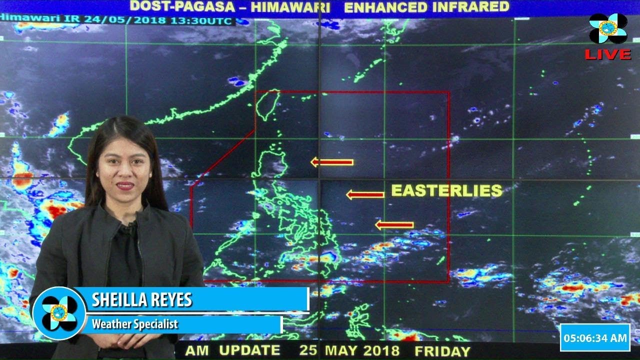 Public Weather Forecast Issued at 4:00 AM May 25, 2018