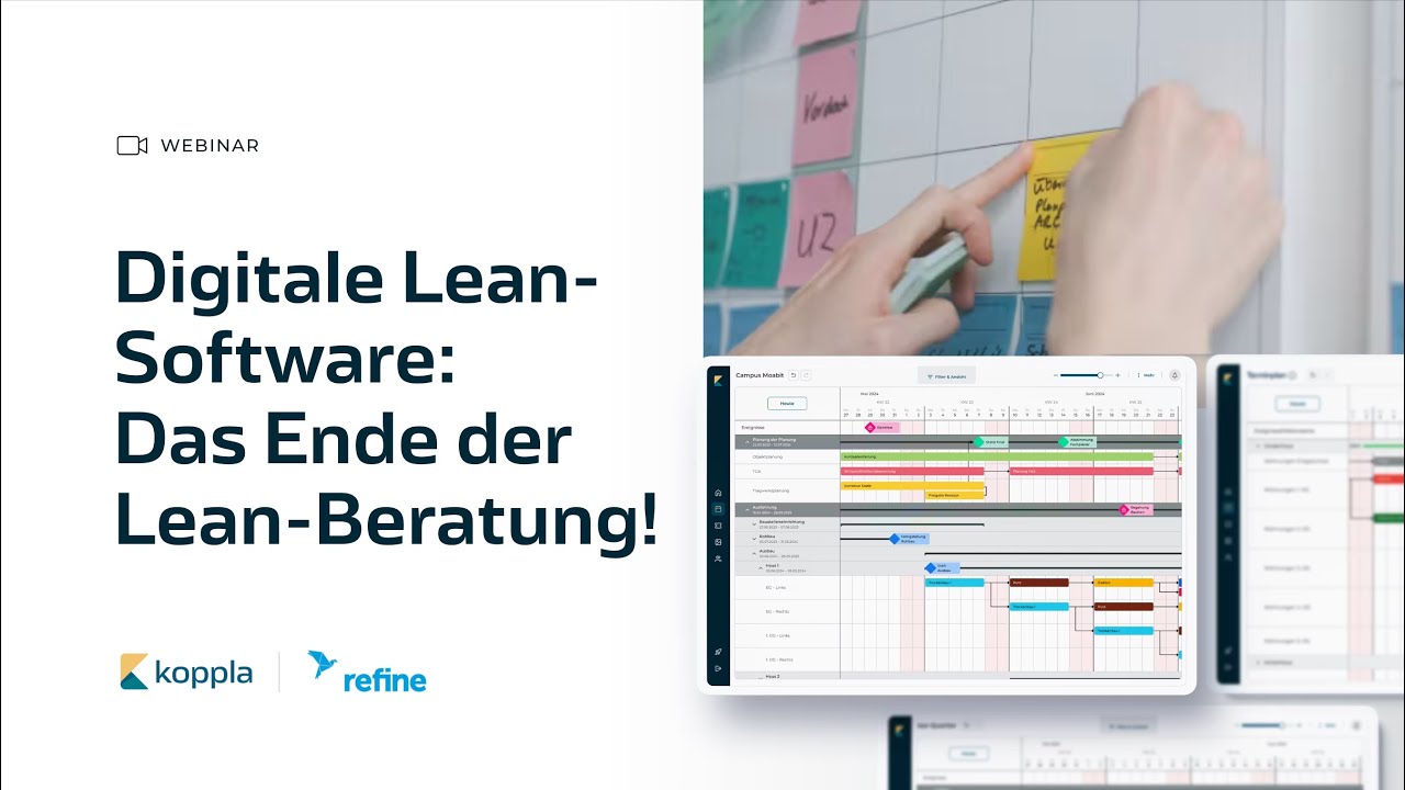 Webinar: Digitale Lean-Software: Das Ende der Lean-Beratung!