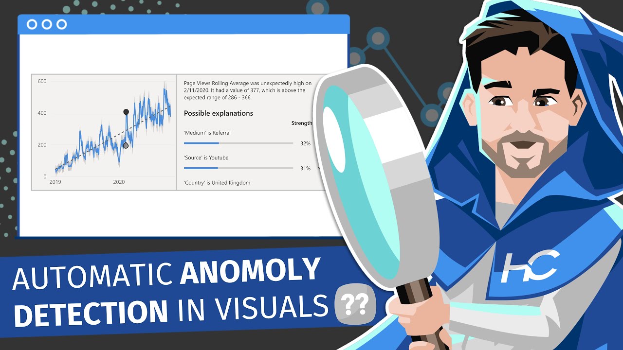 Automatic Anomaly Detection for Line Charts in Power BI