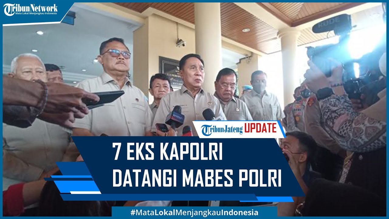 7 Eks Kapolri Datangi Mabes Polri Temui Listyo Sigit, Ada Apa?