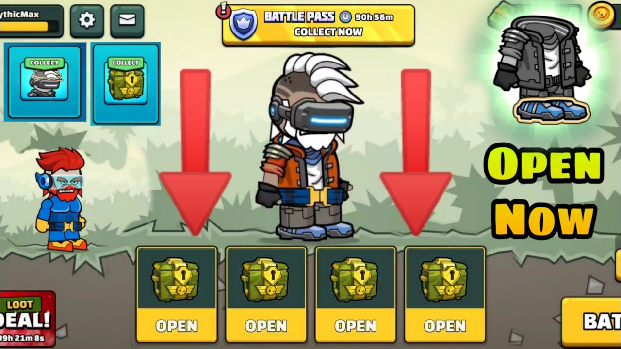 Mini militia Elite crate opening | Battle pass season 4: cyborg uprising | New skin mini militia