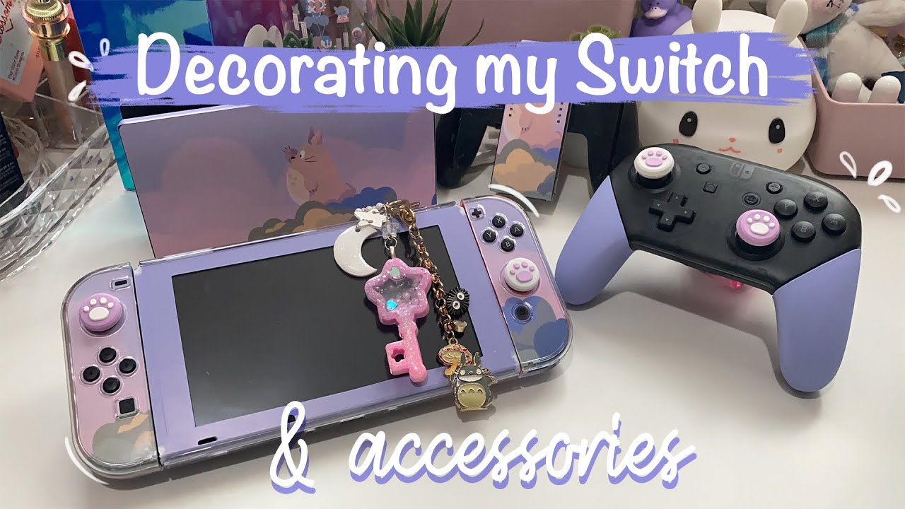 Customising my Nintendo Switch & accessories! ~ (◕‿◕)♡
