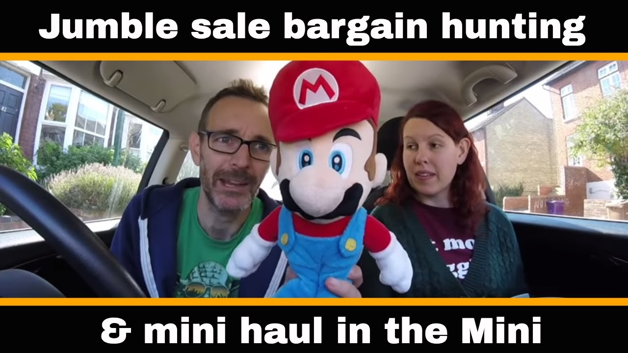 Jumble sale / Church Rummage sale Vlog & Haul - GoPro Footage