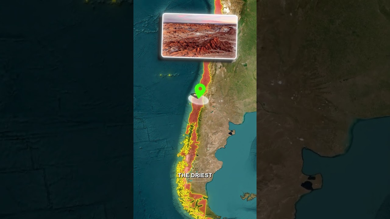 The Wonders of Chile's Geography #geography #chile  #history