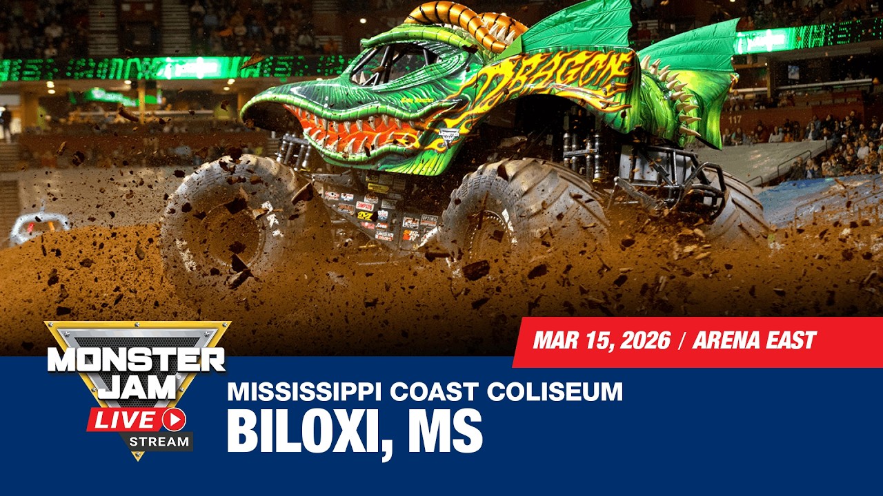 Monster Jam: Biloxi, MS- 3 (Full Event) | March 14, 2026 | Arena East