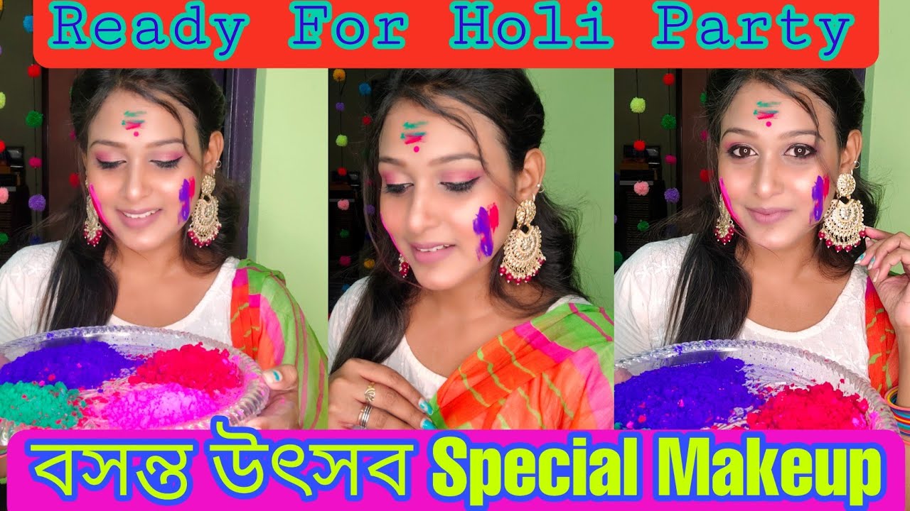 Basanta Utsav Makeup Look... Ready for Holi Party... #Readytobeglamorous