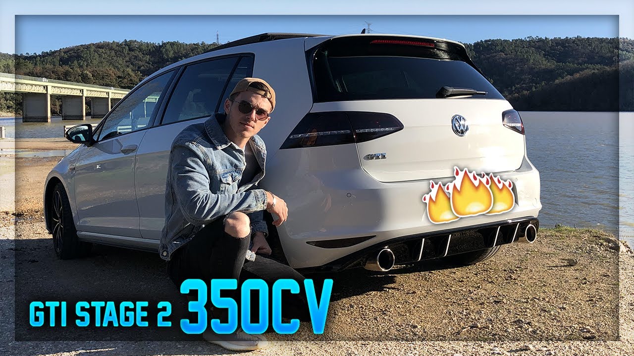 UNE GOLF 7 GTI + 350CV 😱 STAGE 2 ( FULL TUBE + POP&BANG )