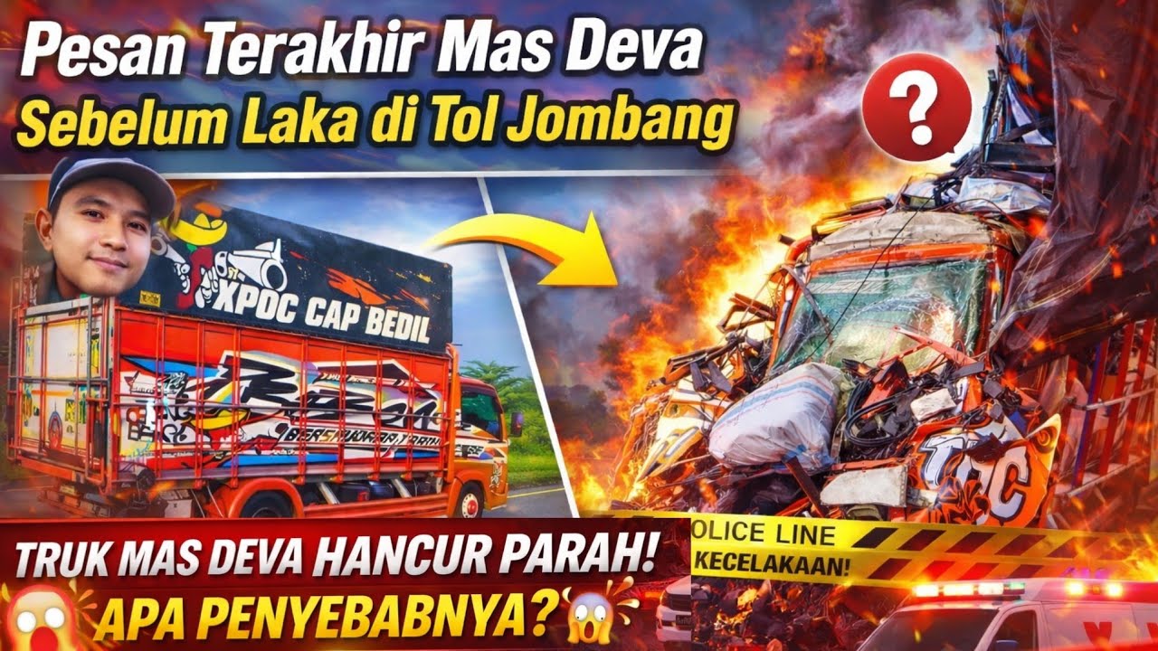 DETIK-DETIK TERAKHIR Mas Deva 😱 Truk Hancur di Tol Jombang! Ini Penyebabnya...