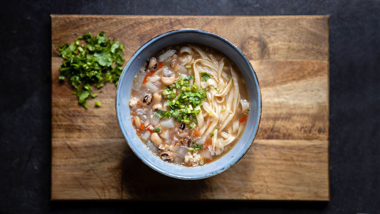 Noodle Soup Recipe | Bean Soup | Uyghur Food