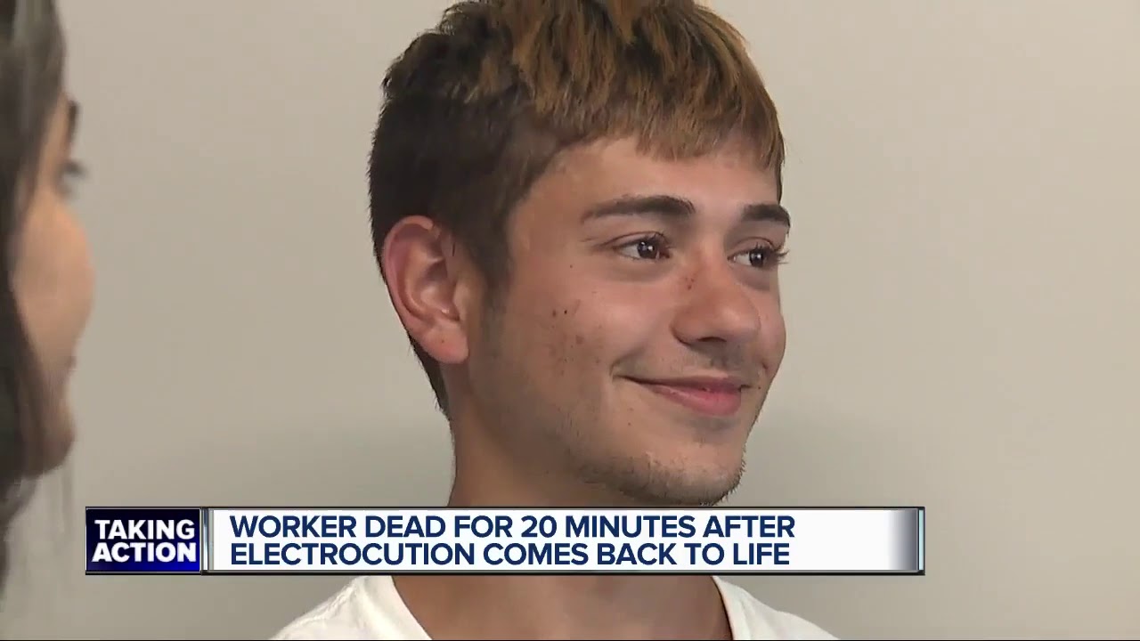 20-year-old electrocution survivor dubbed 'miracle man' after having no pulse for 20 minutes