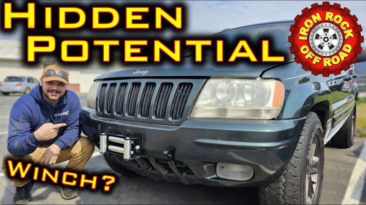 WJ *Hidden* Winch Mount - Keep the factory look BUT with way more capability!