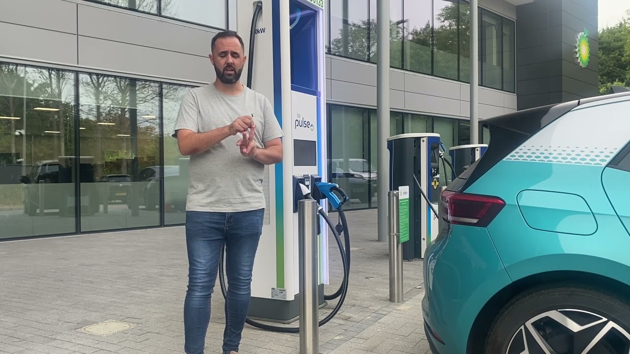 How to use a bp pulse 150kW charger