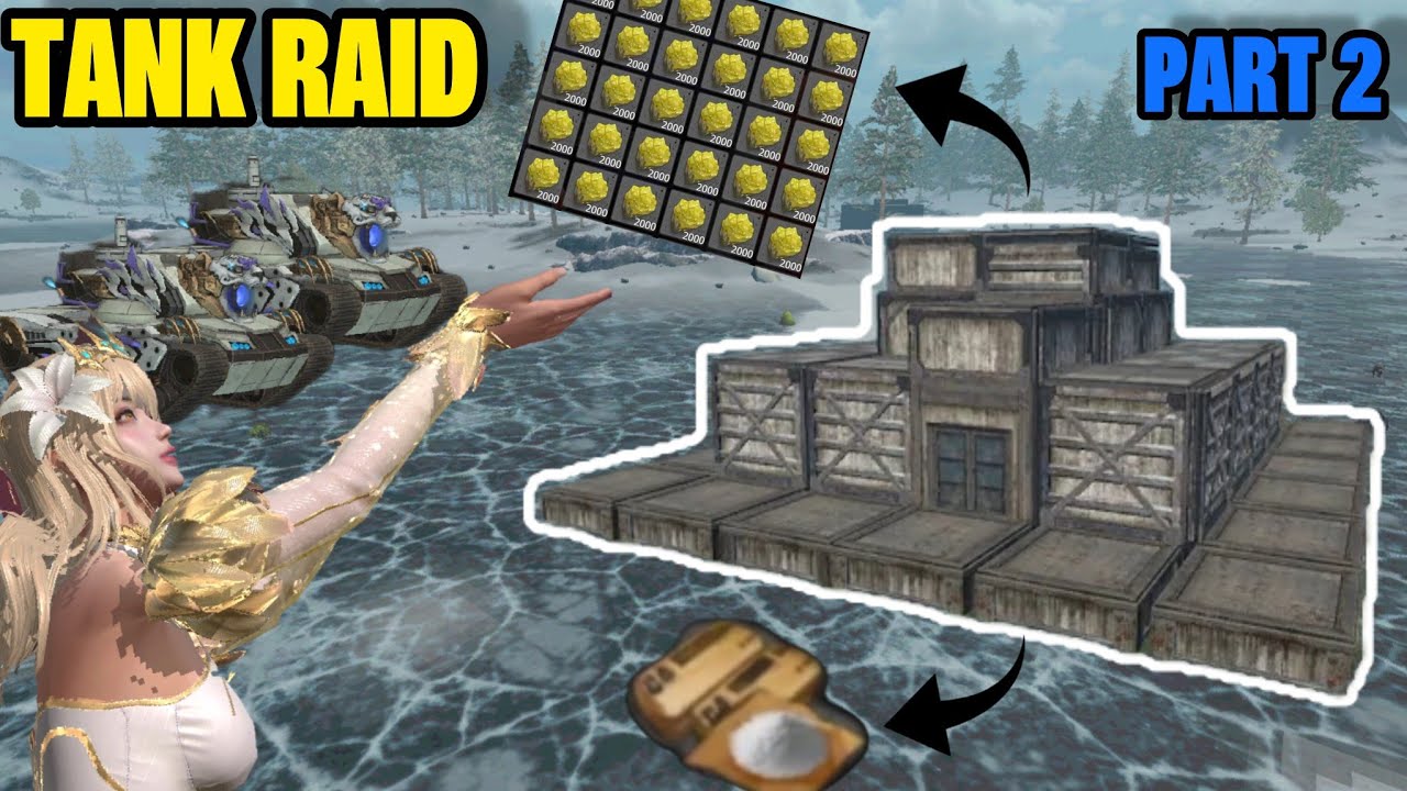 RAIDING WITH TANK BOX OF SULFUR CIVILIZATION BLOODY PART 2 | LAST ISLAND OF SURVIVAL #LIOS