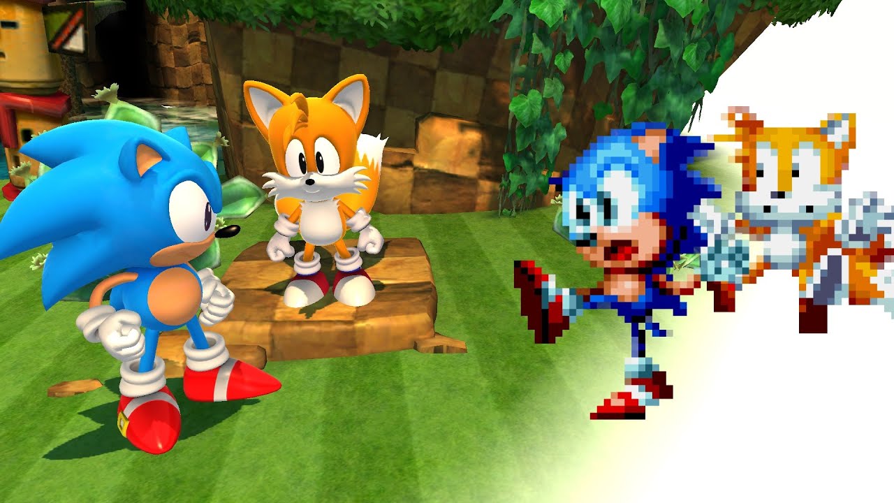Sonic Mania recreated in Generations!