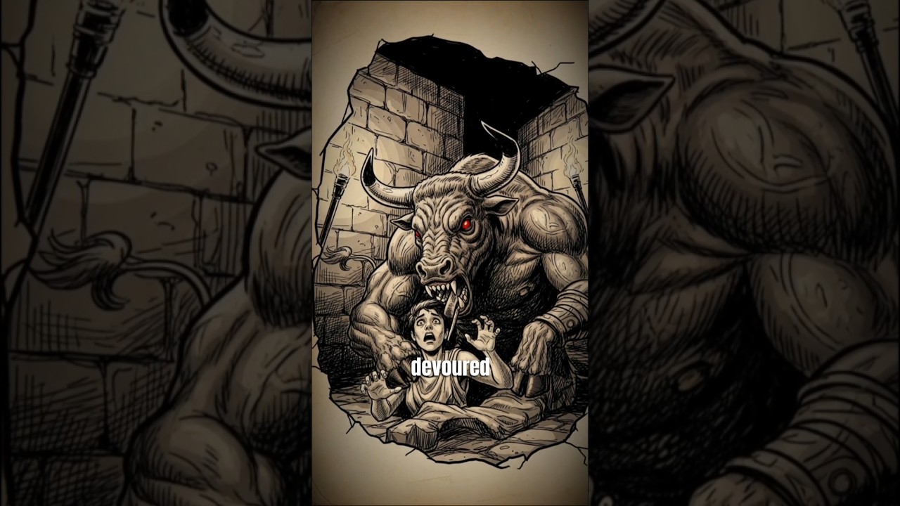 Minotaur | The Monster Born From Love And Punishment#short #mythology #folklore