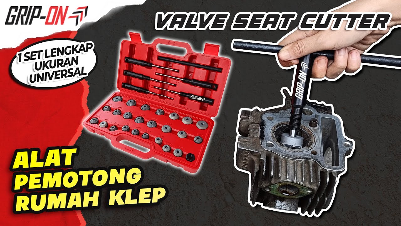 MAU SKIR SETTING RUBAH KLEP MOTOR MOBIL ? INI JAWABANNYA GRIP-ON VALVE SEAT CUTTER TYPE MQ-006 !!