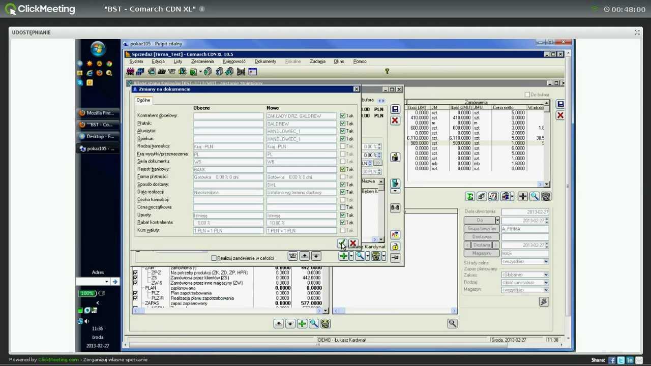Kontrola stanów zapasów i automatyzacja zamówień zakupu - BST w Comarch CDN ERP XL