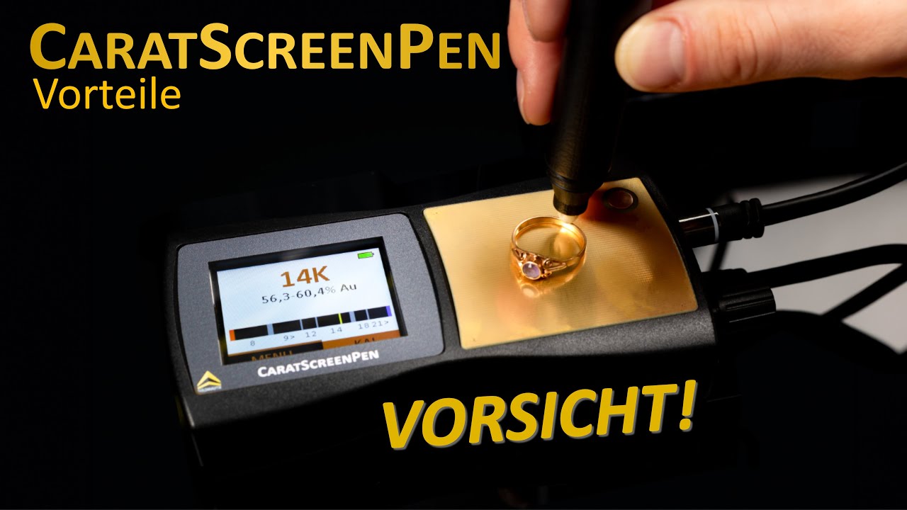 Entlarve GEF&Auml;LSCHTEN Goldschmuck &ndash; LERNE das Ger&auml;t in nur 3 Minuten kennen | CaratScreenPen