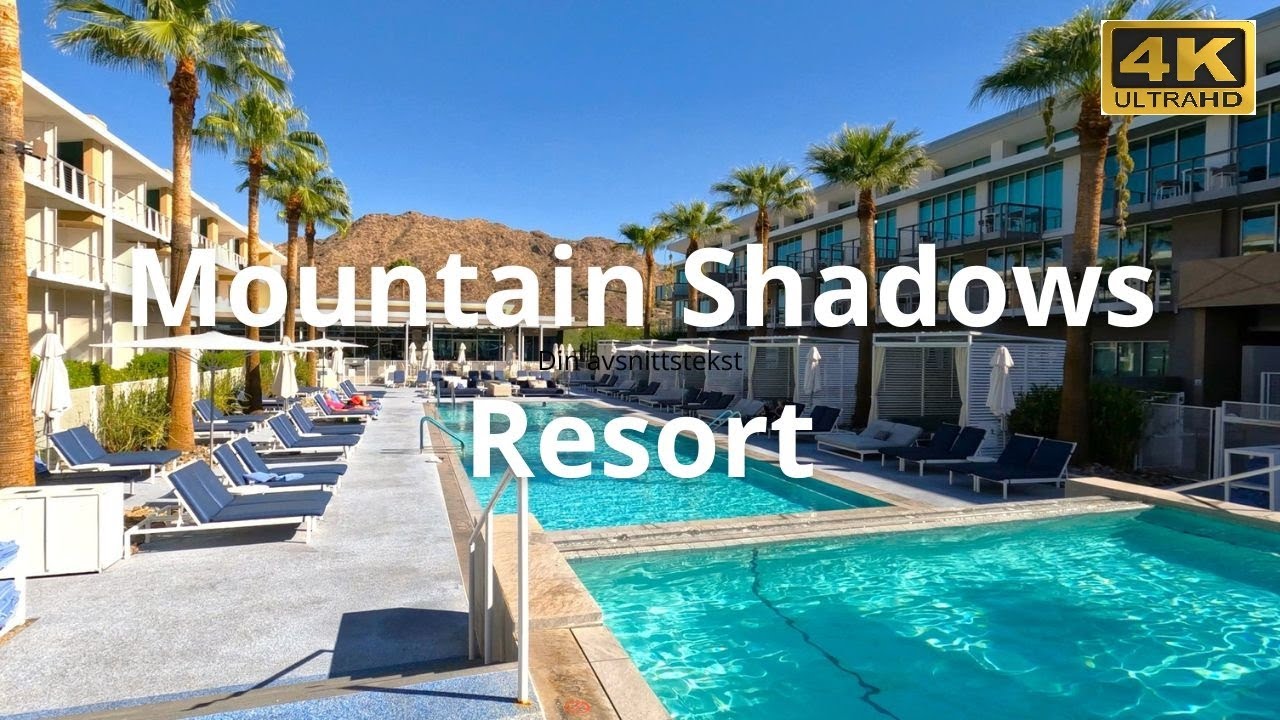 Mountain Shadows Resort, Scottsdale Arizona - Pool and Lounge Area