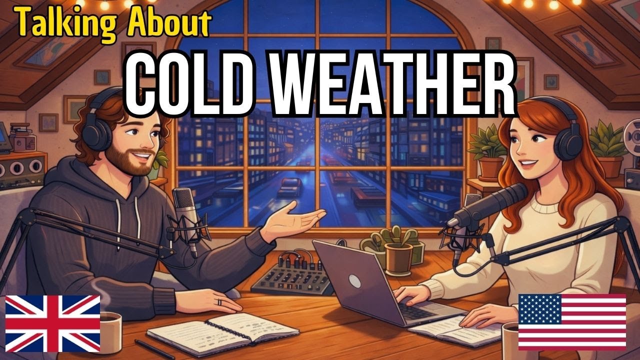 How to Talk About Cold Weather in English | English Conversation Practice