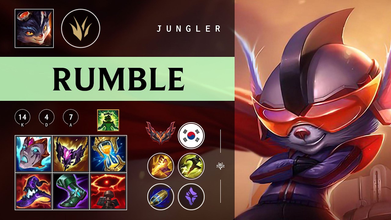 Rumble Jungle vs Jarvan IV - KR Grandmaster Patch 26.04