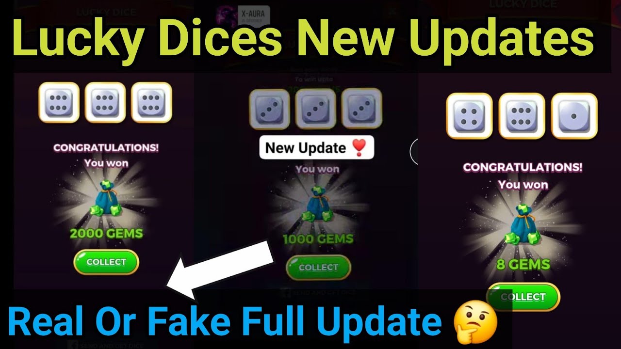 Ludo Star Lucky Dices Gems Update | 1000 Or 2000 Gems Reward  Reality Check 