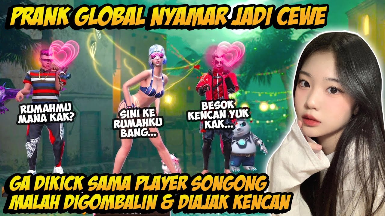 PRANK GLOBAL PAKE NICK & BUNDLE CEWE GA DIHINA ORANG SONGONG GOMBALIN & BAPERIN SAMPE NGAJAK KENCAN