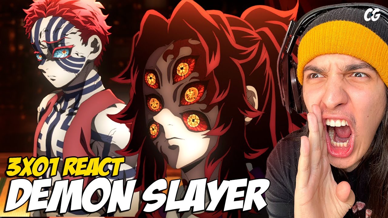 A REUNIÃO DOS LUAS SUPERIORES! - React Demon Slayer EP 1 temporada 3 | Kimetsu No Yaiba