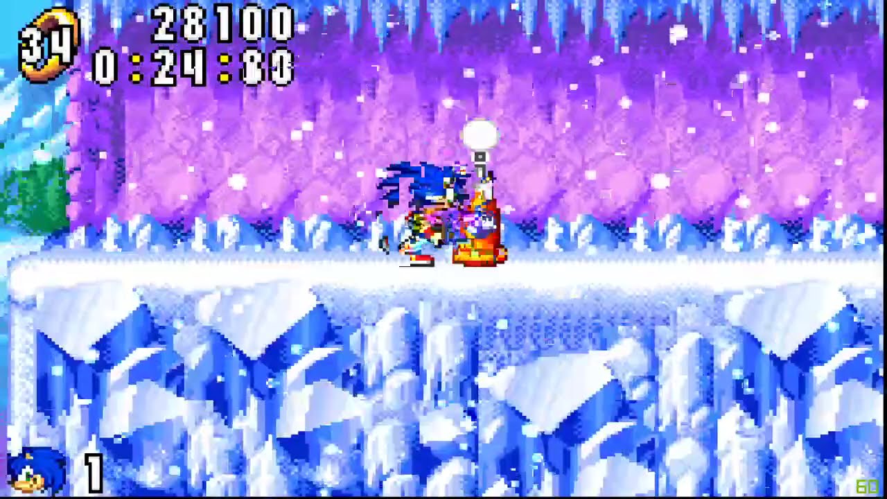 Sonic Advance Ice Mountain Zone 4 Act 1