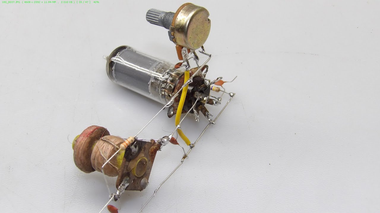Receptor Regenerativo Valvulado Ondas Médias 12 volts - Passo a Passo - Esse você vai querer montar!