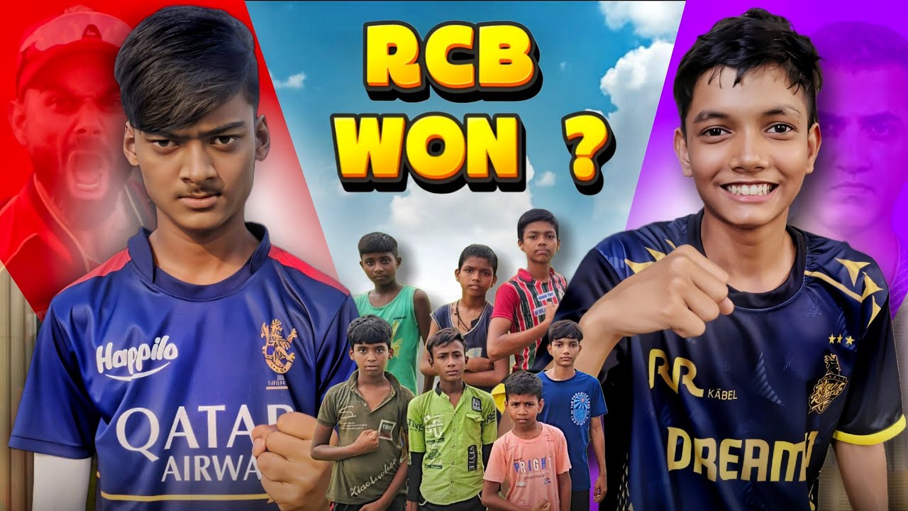 Mini IPL RCB ♥️ vs KKR 💜 Match 🏆  #cricket