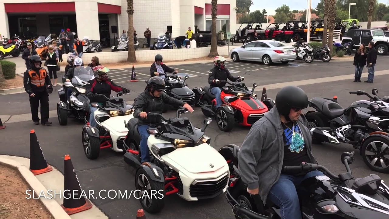 2015 Can-Am Spyder F3 first ride