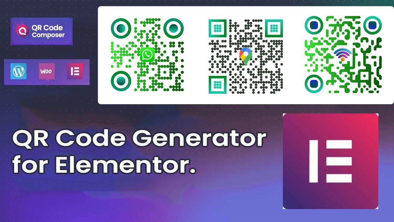 Elementor QR code Addon - WordPress QR code Plugin - - WordPress QR Code Generator