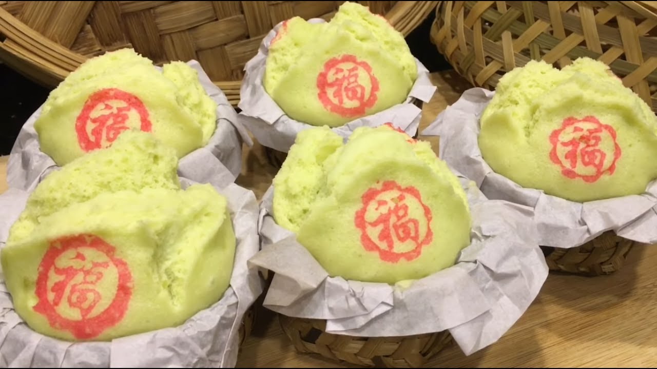 Traditional Chinese Pandan Steamed Cake 传统蒸鸡蛋糕(香兰口味)