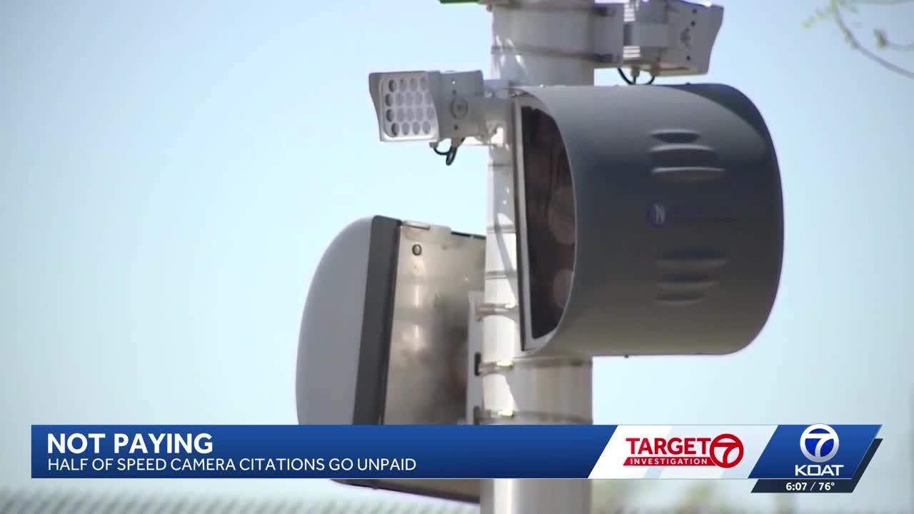 Half of speed camera citations go unpaid