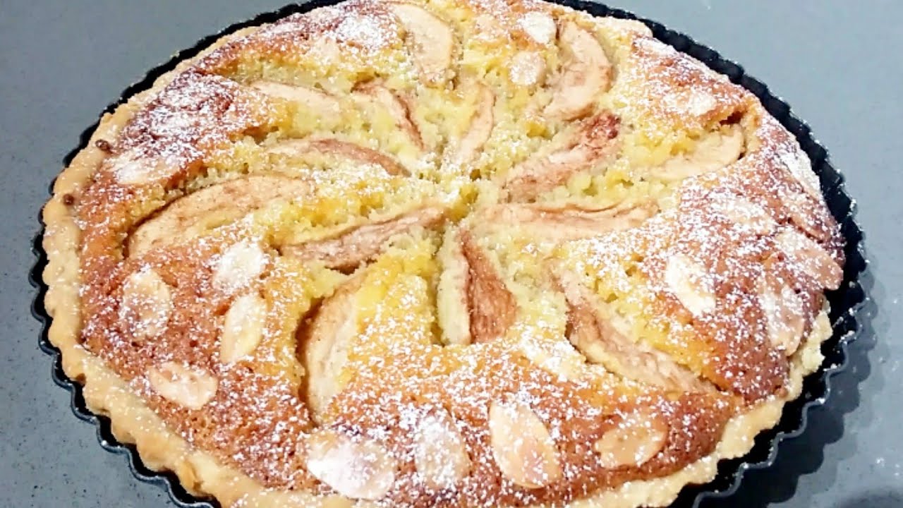 Almond Pear Tart! Classic French Dessert Recipe